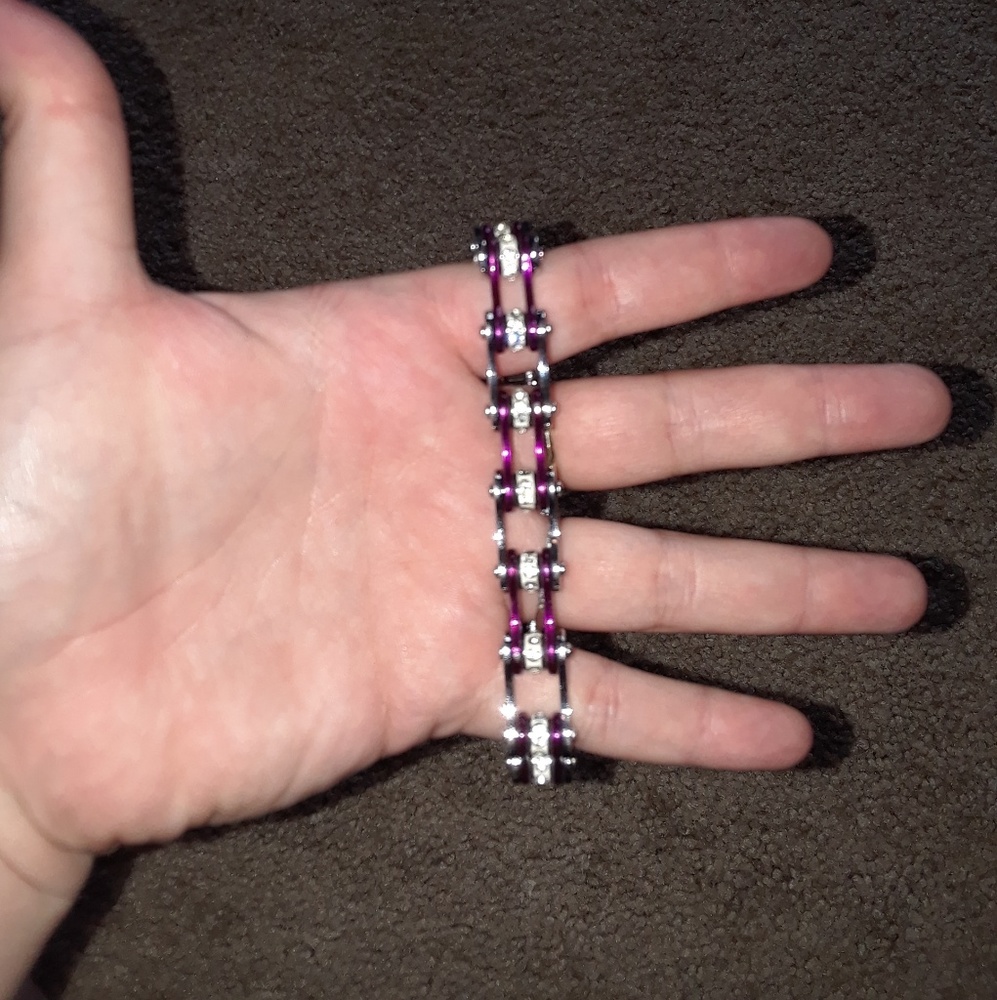 Bike chain bracelet